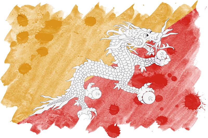 Bhutan Flag